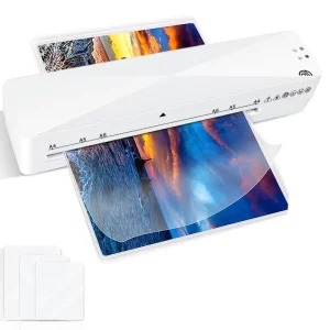 FNL001 Factory Direct A4 9-Inch Home Office Laminator with Foil, Double Roll, and Hot and Cold Lamination
