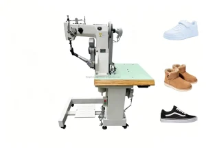 FS-168 Flat Bed Chain Stitch Sewing Machine Single Needle 150kg CE Certified Shoe Sole Stitching 220V Industrial Motor 0.75kW