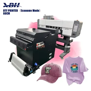 Factory Direct 60cm DTF Printer Double Head Powder Oven Automatic T-Shirt Printing Machine