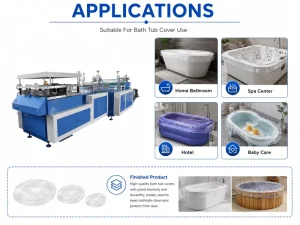 Factory Direct Servo Driven Automatic Nonwoven Spa Tub Liner Making Machine PLC Touch Screen
