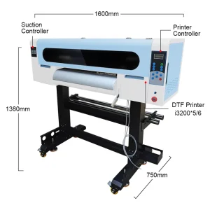 Factory Industrial 24 in DTF Printer 60 cm I3200 2-Head DTF Transfer Printer for T-Shirts