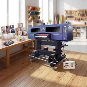 Factory Supplier 60cm UV DTF Printer with I1600 or I3200, 3 or 4 Heads, TPU Sticker Printing for Gifts, Boxes, and Acrylic