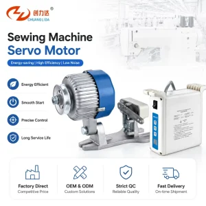 Factory Textile Machinery Servo Energy-Saving Motors Sewing Machine Parts Flat Sewing Machines Overlock Sewing Machines