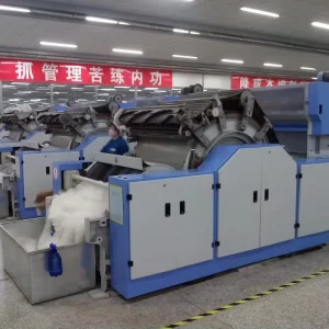 Fiber Carding and De-hairing Machine for Removing Impurities