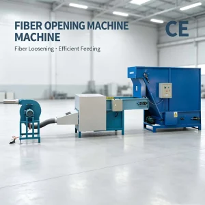 Fiber Opening and Pillow Stuffing Cotton Blowing Filler Production Line for Textile