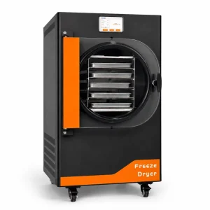 Food Freeze Dryer Machine for Fruit, Meat, and Pet Food, Stainless Steel Vacuum Equipment, Small Commercial