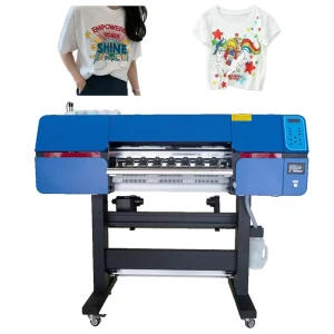Four-Head I3200 DTF Printer, 60cm Wide Roll-to-Roll Digital Printing Machine