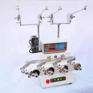 Four-Spindle Semi-Automatic Transformer Flat Wire Winding Machine CNC Bobbin Coil Speaker Winder