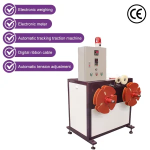Full Automatic 1000W Motor PET PP Strap Winder Single Double Disk Plastic Tube Coiler