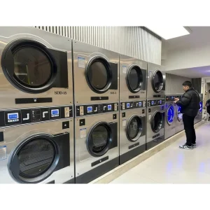 Full Automatic Laundry Washing Machine and Dryer Commercial Laundry Equipment Coin or Credit Card Operated