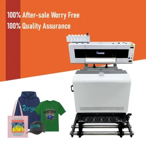 Full Automatic Multicolor DTF Printer Model A700 30 cm Print Head for T-Shirt Garments