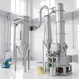 Full Stainless Steel Calcium Chloride Drying Process by Spin Flash Dryer for Sale