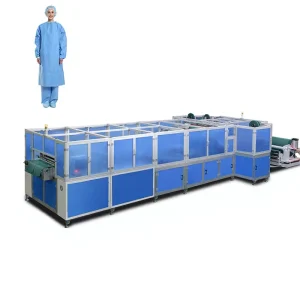 Fully Automatic Disposable Nonwoven Surgical Gown Making Machine High-Speed Medical Gown Production Line