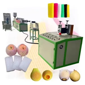 Fully Automatic EPE Fruit Plastic Foam Net Extruder EPS Foam Cup Fruit and Vegetable Blowing Net Packaging Machine