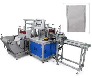 Fully Automatic High-Speed Servo Motor Ultrasonic Nonwoven Bath Scrubber Glove Making Machine CE Certified