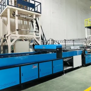 Fully Automatic Motorized Square-Bottom PP Woven Zipper Cement Garbage Bag Making Machine