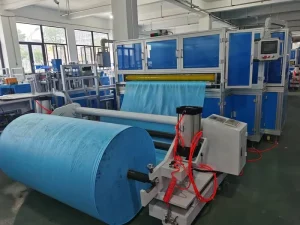 Fully Automatic Reinforced Non Woven Surgical Gown Making Machine Full Servo Drive CE ISO 9001 Certified