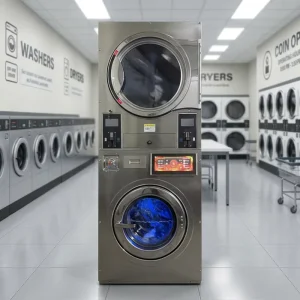 Fully Automatic Stack Washer Dryer 22 kg Commercial Laundry Machine for Laundromat