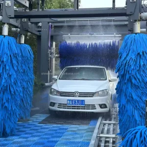 Fully Automatic Tunnel Car Wash Equipment with Water Saving for Logistics Yards