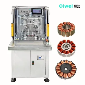 Fully Automatic Two-Station Motor Stator Winding Machine High-Speed CNC Coil Winder for Small Fan and Micro Motors