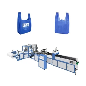 Fully Automatic W/U-Cut T-Shirt Nonwoven Shopping Bag Making Machine