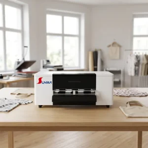 Fully Automatic XP600 AI DTF Printer, A4 Size, with Phone Control for Textile Apparel Heat Transfer