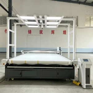 Garment CNC Roller Blinds Curtain Textile Cutter Apparel Fabric Cutting Machine with CCD Camera