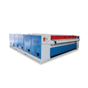 Gas Steam Foldable Electric Dryer and Automatic Ironing and Clothes Folding Machine, 380V, 18KW, 100 Capacity