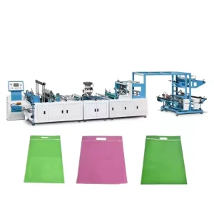 H800 CE Certified 3-Roll Automatic Feeding PLC and Motor-Driven Non-Woven Zipper Pouch Making Machine
