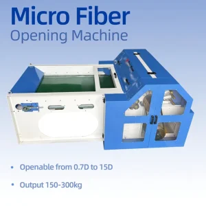 HFK Fine Fiber Opening Combing Machine Low Damage Microfiber Cotton Loosening Equipment