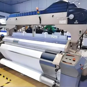 HJW822 High Speed Electronic Feeder Water Jet Loom, Automatic Dobby Shedding Textile Machinery