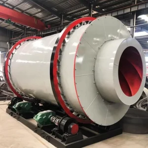 HK-2.2*22m Triple Cylinder Rotary Dryer 10-20 TPH Anti-Sticking Dewatering Dryer for Coal Slime Sludge Gypsum and Slag