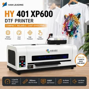 HY401 30 cm 4360×2400 dpi White Ink Circulation PET Film Transfer Direct-to-Film Printer for Hoodie Hat Canvas Bag
