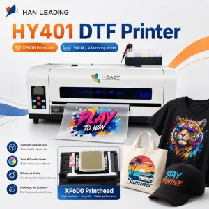 HY401 A3 30 cm XP600 Printhead PET Film Heat Transfer Digital Printing Machine DTF Printer for Sportswear Jersey