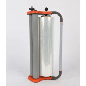 Handheld Manual Stretch Film Dispenser Semi Automatic Pallet Wrapper for Beverage Cartons and Boxes PE Material Packaging Paper