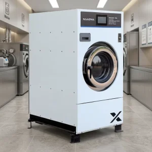 Heavy Duty Circulating Water Anti-Overload Commercial Laundry Washer for Campground Resort Shared Washing Areas