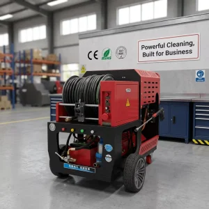 Heavy Duty Industrial Drain Cleaning Machine Sewer Jetter High Pressure Water Jet Pipe Cleaner Commercial