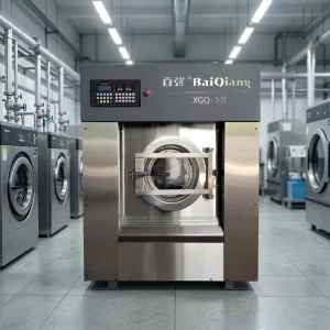 Heavy-Duty Industrial Hotel Linen and Wool Washing Machine for Laundry Shops