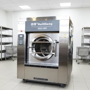 High-Capacity Commercial Automatic Washing Machine, Electric/Fuel, 100kg, 15kg for Laundry