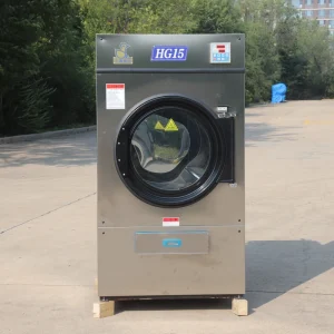 High Performance Commercial Fully Automatic Stainless Steel Laundry Drying Machine 15kg Capacity Multi Heating Ways