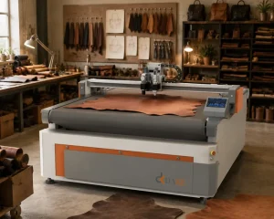 High Precision CNC Oscillating Knife Cutting Equipment for Footwear Luggage and Leather Products