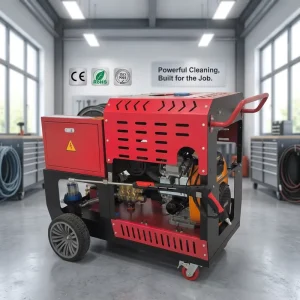High Pressure Drain Cleaning Machine Hot Water Sewer Jetter Industrial Pipe Cleaner Heavy Duty Commercial