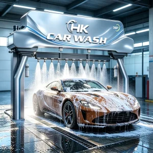 High-Pressure Rinse and Foam-Spraying Automatic Car Wash Machine with Water Recycling System
