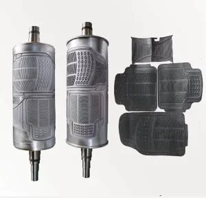 High Quality DeepTeeth Engraved Roller Steel Foot Pad Embossing Roller Mould With Various Patterns Home Product Making Machinery