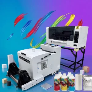 High Speed A1 A2 A3 DTF Printer with Powder Shaking Machine Automatic Clothes T-Shirt Printing Machine