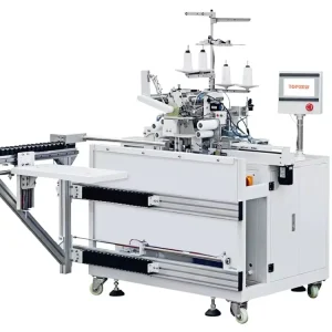 High-Speed Automatic Flat-Bed Industrial Sewing Machine with Manual Feed, 220V, Iron Construction