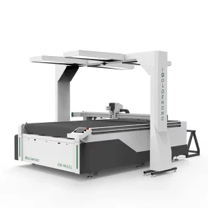 High-Speed Electric Vibrating Knife Cutting Machine with 15 mm Cutting Depth for Leather and Synthetic Materials