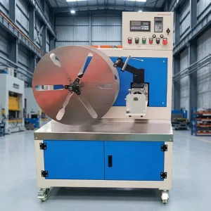 High-Speed PE HDPE Pipe Winding Machine for Coiling 200m Spool Capacity 1-600mm Outside Diameter 550W Motor
