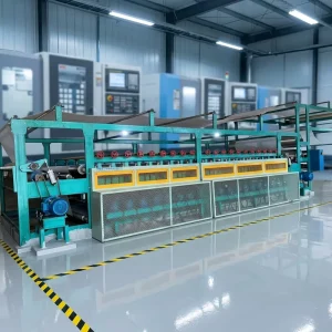 High Speed Peaching Machine 18-Roller Horizontal Fabric Sanding Machine PLC Control for Home Textile Finishing