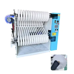 High-Speed Roll-to-Roll Slitter Rewinder Machine for Gift Wrap, Wallpaper, Non-Woven and Coreless Kraft Paper